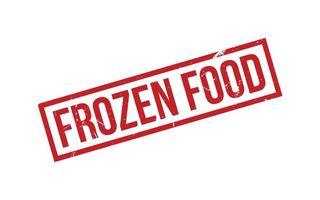 Frozen Food Rubber Stamp Seal Vector