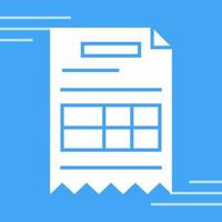 Invoice Vector Icon
