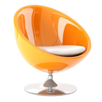 Modern chair isolated. png