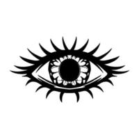 Eye illustration art vector