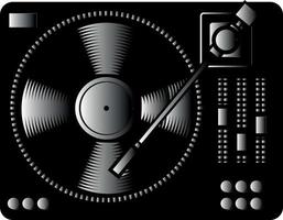 Vector Image Of An Audio System Used By Disc Jockeys