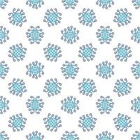 Neural Network with Earth Globe vector Global Brain line seamless pattern