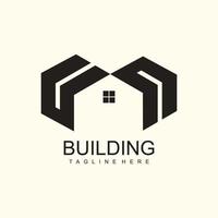 Buildings logo with unique concept for universal country, Real estate, building, arcitecture vector