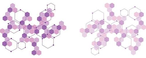 geométrico resumen antecedentes con sencillo hexagonal elementos. creativo idea para tecnología, medicamento, ciencia, industria. vector ilustración.