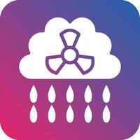 Acid Rain Icon Vector Design