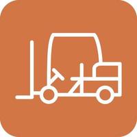 Forklift Icon Vector Design