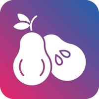 Pear Icon Vector Design