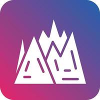 Wild Mountain Icon Vector Design