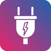 Power Plug Icon Vector Design