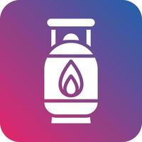 Gas Cylinder Icon Vector Design