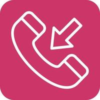 Incoming Call Icon Vector Design