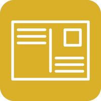 Postcard Icon Vector Design