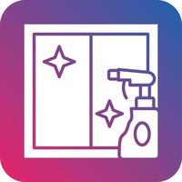 Cleaning Window Icon Vector Design