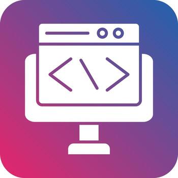 web desarrollo icono vector diseño