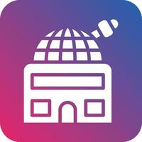 Observatory Icon Vector Design