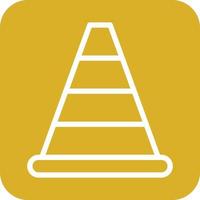 Traffic Cone Icon Vector Design