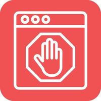 AD Blocker Icon Vector Design