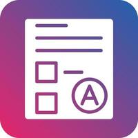 Grade Icon Vector Design