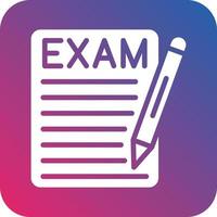 Exam Icon Vector Design