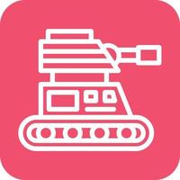 Army Tank Icon Vector Design