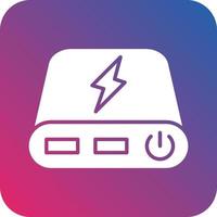 Power Bank Icon Vector Design