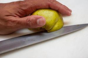 Slicing a Pear photo