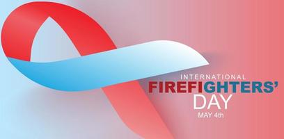 international firefighters day. Template for background, banner, card, poster. vector