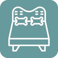 Double Bed Icon Vector Design