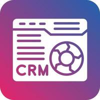 CRM Icon Vector Design