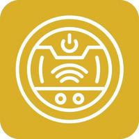 Robot Vaccum Icon Vector Design