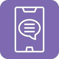 Mobile Message Icon Vector Design