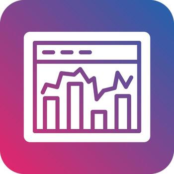 Web Analytics Icon Vector Design
