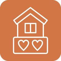 Dream House Icon Vector Design