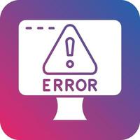 error icono vector diseño