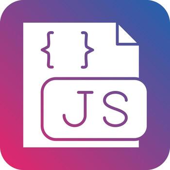 javascript archivo icono vector diseño