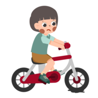 Kid Riding A Bicycle png