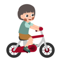 enfant équitation une vélo png