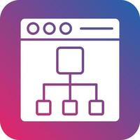 Sitemap Icon Vector Design