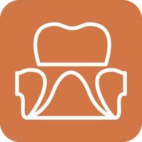 Dental Crown Icon Vector Design