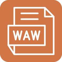 WAV Icon Vector Design