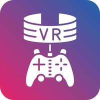 Vr Game Icon Vector Design