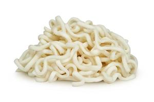 instante ramen tallarines aislado en blanco antecedentes con un recorte camino foto