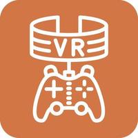 vr juego icono vector diseño