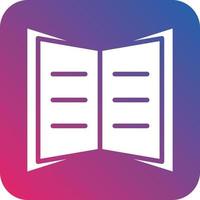 Open Book Icon Vector Design