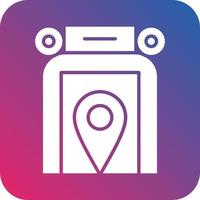 Street Location Icon Vector Design