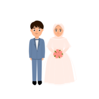 sposi e personaggio sposato png