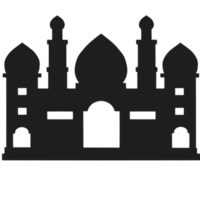 illustratie van Islamitisch moskee silhouet png