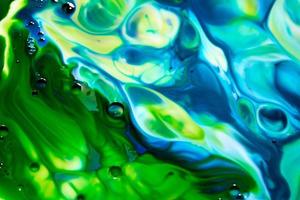 fluid art. abstract mix color liquid background. wallpaper design photo