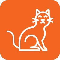 gato icono vector diseño