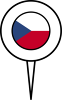 Czech flag pin location icon. png